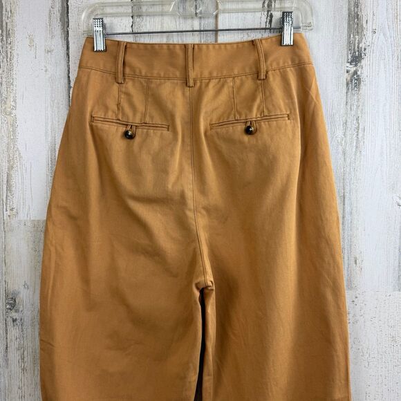 Madewell Pleated Taper Wide-Leg Pants size 2 - Picture 8 of 12